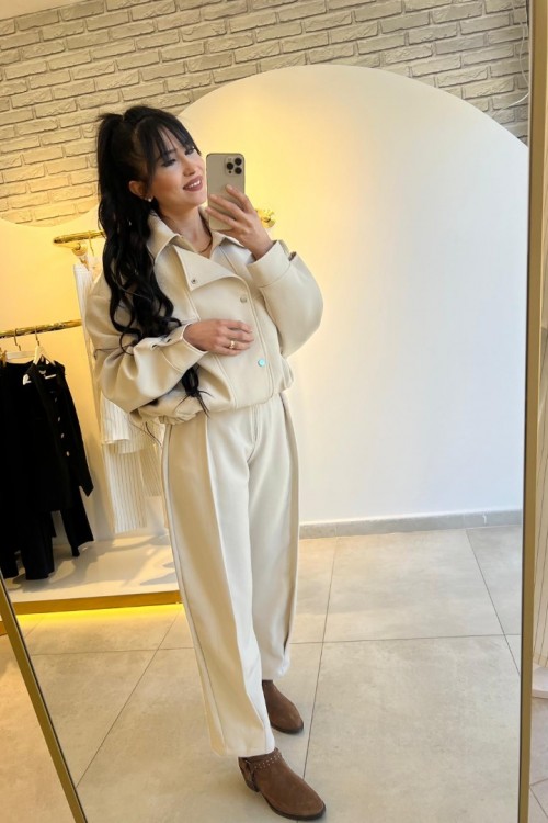 bomber ceketli takım